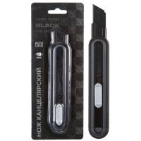 Нож канц. большой 18мм Devente Total Black 4090405 1/12