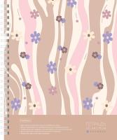 Тетрадь 96л гребень Хатбер с карманом Floral Vibe 35695 1/40
