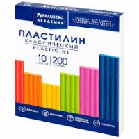 Пластилин 10цв Brauberg 106503