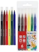 Фломастеры 6цв Proff Зоопарк 2492, акварель мир 2494, котик 4885 1/24