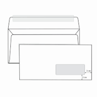 конверт 110х220 Е65 окно лента DLHKCO  П-1121 1/200/1000