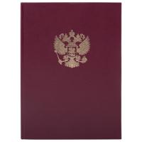 Книга учета 96л твер. бумвинил клетка Brauberg бордовая 130276 130224 1\10