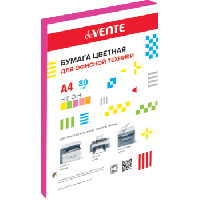 Бумага А4 50л DeVente неон розовая малиновая 2072240 1/40