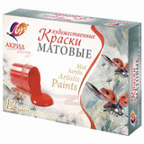 Краски акрил. 12цв Луч матовые 29с1747 1/12