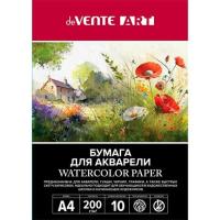 Папка для акварели А4 10л 200г Devente 2131502, Проф 6751 1/25