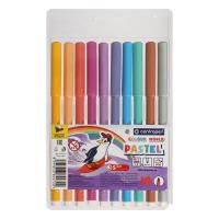 Фломастеры 10цв Centropen смываемые "PASTEL" 7550 1/24