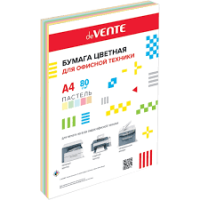 Бумага офисная А4 250л 5цв DeVente 2072413 Color print 5цв пастель 1/10