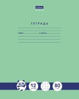 Тетрадь 12л узкая линия Хатбер "Панда" 80г 1/140