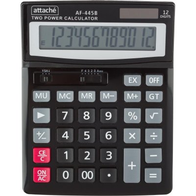 Калькулятор Attache AF-445 12 разр большой