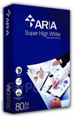 Бумага А4 "ARIA" офисная 80г класс A, белизна162% CIE 1/5