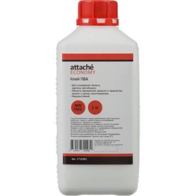 Клей ПВА Attache 1кг 1716361 
