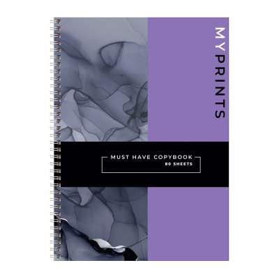 Книга д\зап А4 80л гребень BG "My prints 11229
