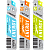 Грифели к мех. карандашу 0,5мм 12шт HB, DeVente Energy, пласт.бокс, 5011101