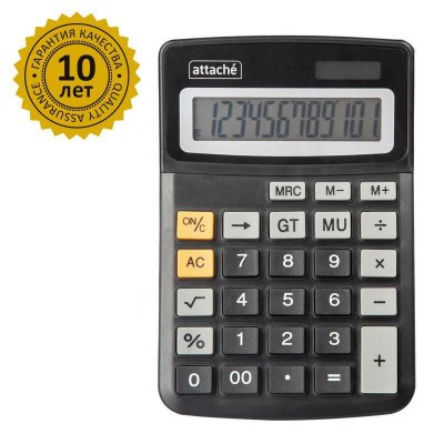 Калькулятор Attache 111, 12-разр настол. малый 153х103 1277745