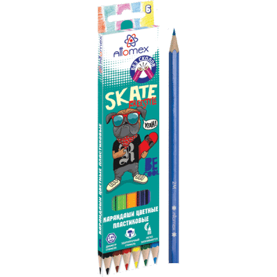 Карандаши 6цв Attomex 2М Be cool 5021610 1/24