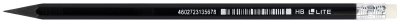 Карандаш ч\г LITE, Proff 0629, Clip Studio 605-011 черный с ластиком 1/