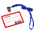 Бейдж на ленте DeVente гориз. 99х66 4010901 1/50