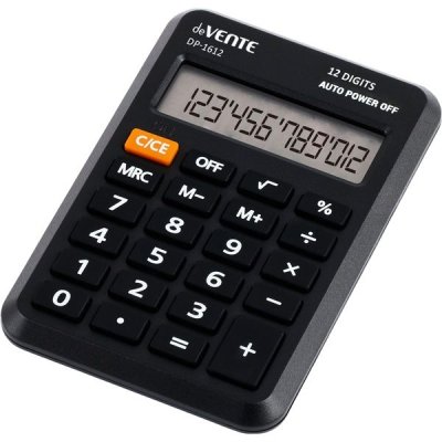 Калькулятор Devente карманный DP-1612 12-разр. 69х114мм